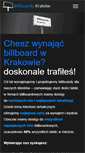 Mobile Screenshot of billboardy-krakow.pl